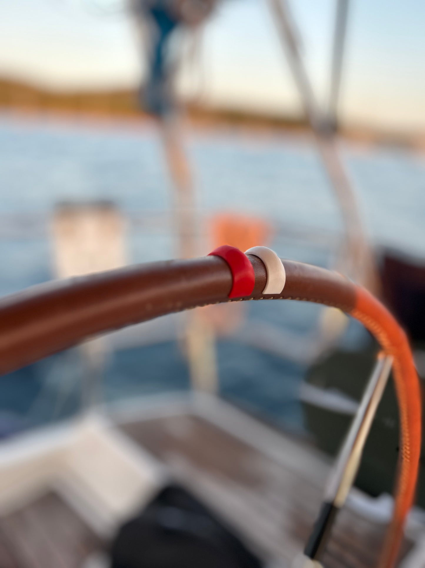 Open3DSailing Steering Wheel Marker (x2) – Dual Markers for 22–37 mm Sailboat Wheels