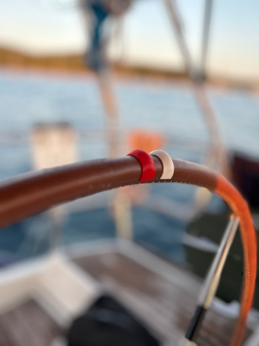 Open3DSailing Steering Wheel Marker (x2) – Dual Markers for 22–37 mm Sailboat Wheels