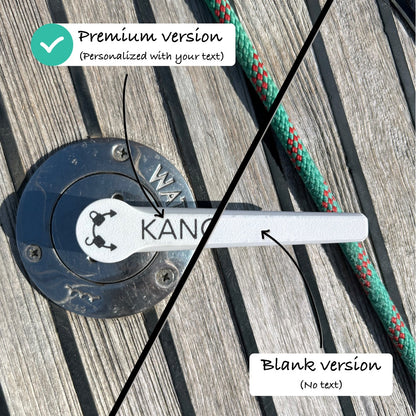Open3DSailing Deck Filler Star Key – Floating Marine Key for Jeanneau & Beneteau Fuel, Water & Waste Caps