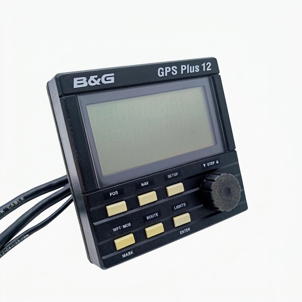 Instrument réseau B&G affichant les coordonnées de navigation GPS
