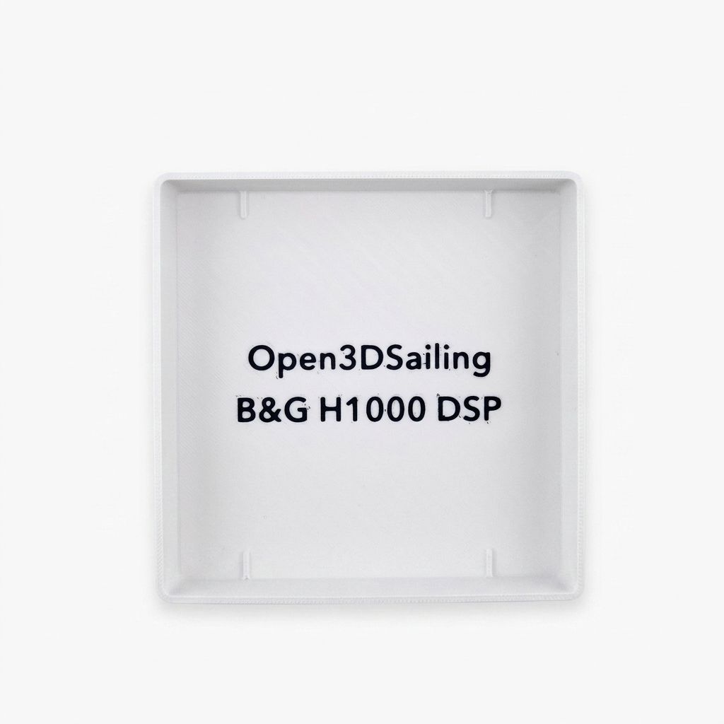 Rear view of a B&G H1000 DSP model cover protection