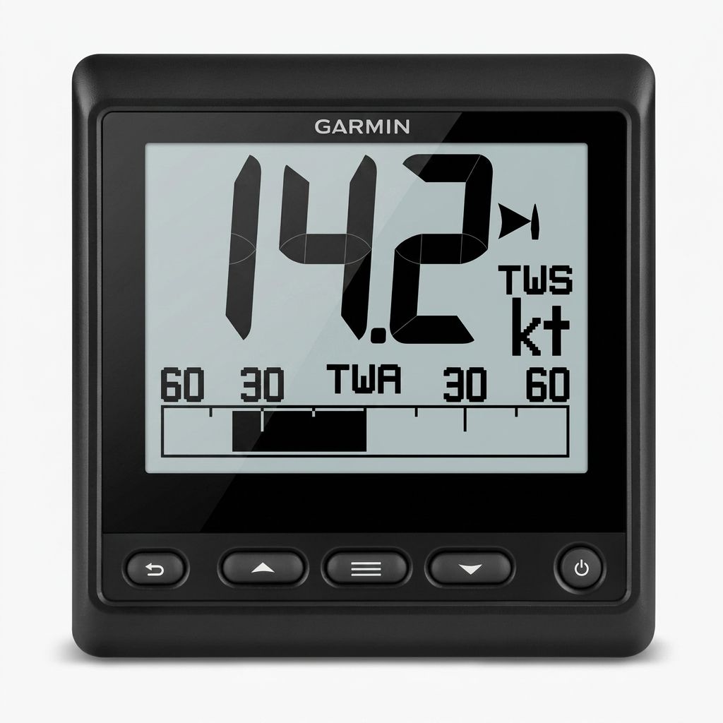 Garmin GNX series sailing instrument with a 4-inch display