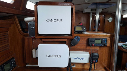 Raymarine A70 multifunction display integrated into an indoor control panel, showcasing client feedback.