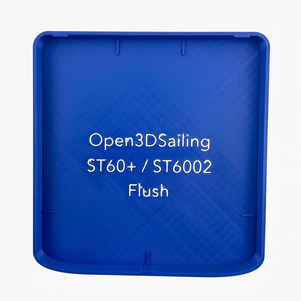 Vue arrière d'un capot protégeant un instrument Raymarine ST60+ version encastrable.