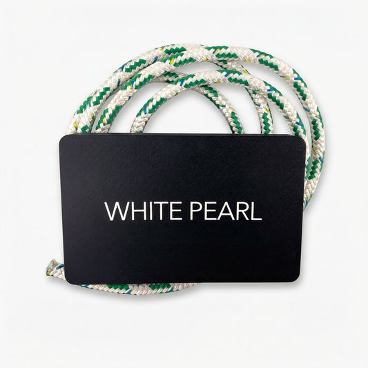 Suncover protecting a Raymarine ST7000 display, with personalization visible and rope in the background.