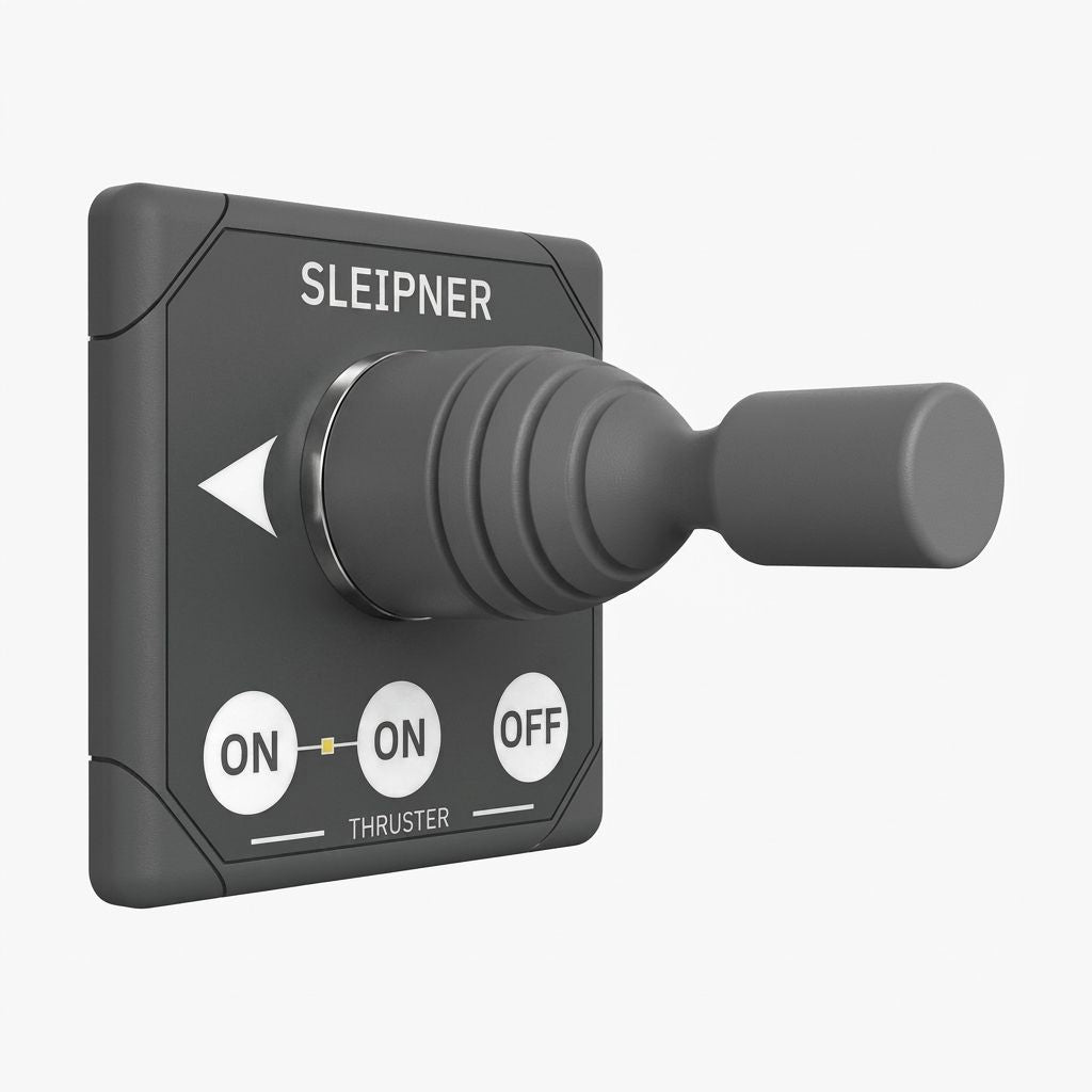 Panneau de commande avec un joystick pour un propulseur d'étrave Sleipner 8960